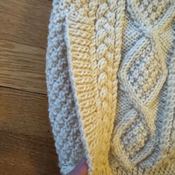 Blarney Woolen Mills Handknit Aran Sweater no size - Picture 6 of 11